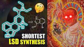 LSD Synthesis in 7 Steps Educational  Lysergic acid organic chemistry reaction mechanisms [upl. by Eniamraj]