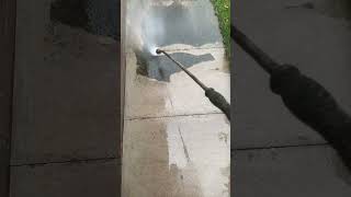 Removal of dirt and grime  satisfyingpressurewashing youtube [upl. by Yobybab]