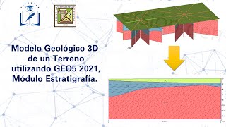 Modelo Geológico 3D de un Terreno utilizando el Módulo Estratigrafía de GEO5 2021 [upl. by Otter335]