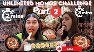 Unlimited Momos Challenge Part2🔥 Momos Challenge🔥 Spicy Momos🔥 [upl. by Enilekaj]