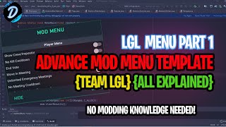 LGL Mod Menu Tutorial Pt1 Using Android Studio Team LGLBeginners Tutorial Mod Menu PT 1 [upl. by Nauqe]