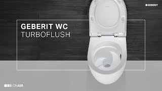 Geberit WCs Herausragende Spülleistung durch TurboFlush [upl. by Bebe876]