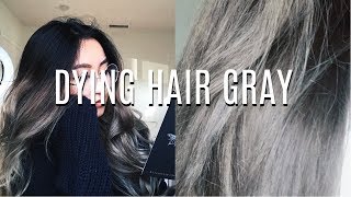 DYING HAIR GRAY [upl. by Oswald]