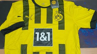 Borussia Dortmund home kit 2223 Bellingham [upl. by Einalem]