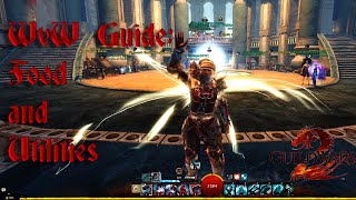 Guild Wars 2  WvW Guide  Food and Utilities [upl. by Stalker]