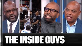 Inside the NBA Reacts to OKCSAS First Half 🗣️  NBA on TNT [upl. by Ramo]