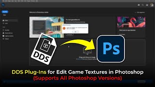 How to Open DDS Files in Photoshop to Edit Game Textures Supports All Photoshop Versions [upl. by Yhtorod343]