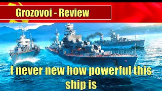 Tier X Grozovoi Review  I didnt realize how powerful this ship is  worldofwarships [upl. by Karissa]