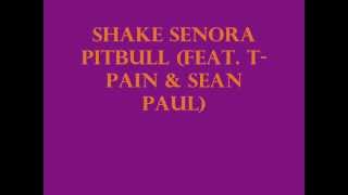 Shake Senora OFFICIAL LYRICS Pitbull feat Tpain and Sean Paul [upl. by Lazar]