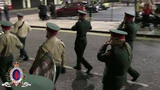 Castlederg Young Loyalists FB  Ballyclare Protestant Boys FB 20th Anniversary Parade 140924 [upl. by Arral]