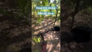 Steep Hill mountain biking MountainBiking SteepHill Outdoors Nature Stunt Dangerous [upl. by Nnyliram199]