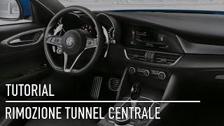 Tutorial  Rimozione tunnel centrale Alfa Romeo Giulia 952 [upl. by Lewert]