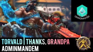 Paladins Grandmaster  Torvald a Good Support  ADMINMANDEM [upl. by Triley265]