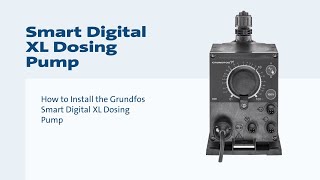 How to Install the Grundfos Smart Digital XL Dosing Pump [upl. by Anitnahs]