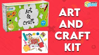 Art and Craft Kit Unboxing  Sparkle Box [upl. by Dimah]