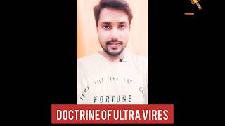 Doctrine of Ultra Vires [upl. by Annodam]