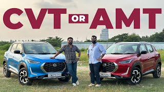 ഡാ മോനെ😎 CVT or AMT Which is better  Nissan Magnite  Comparison Video  Hani Musthafa  Nandhu [upl. by Derf]