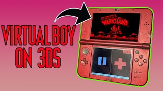 VIRTUAL BOY ON 3DS  Testing A New Virtual Boy Emulator For The 3DS [upl. by Chelsy54]