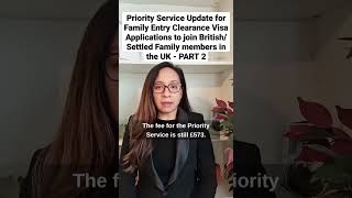 Priority Service Update for UK Spouse Visa Entry Clearance Applications to the UK  PART 2 [upl. by Kali]