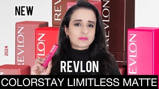 NEW REVLON COLORSTAY LIMITLESS MATTE LIQUID LIPSTICKS ALL SHADES  Colors of Life with Fakiha [upl. by Cynthie]