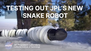 Testing Out JPL’s New Snake Robot [upl. by Strang]