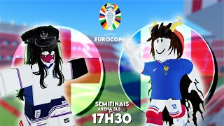 FRANÇA X INGLATERRA  EUROCOPA ROBLOX SUPER LEAGUE SOCCER 2024 [upl. by Merilyn847]