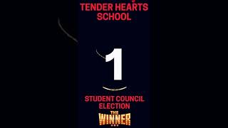 Student Council Election Final Day  Announcing the Winners t tenderheartsschool [upl. by Ajay352]