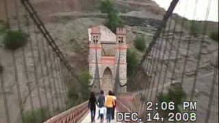 The Sucre Bridge Pilcomayo  El puente Sucre sobre el rio Pilcomayo entre Sucre y Potosi en Bolivia [upl. by Esertak]