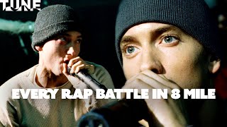 Every Rap Battle in 8 Mile 2002  TUNE [upl. by Inneg]