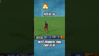 Most dramatic final over of ipl shorts cricket cricketlover [upl. by Geddes880]