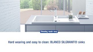 Cleaning made easy with BLANCO SILGRANIT® kitchen sinks [upl. by Ybbob301]