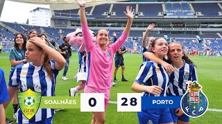 PORTO 28 x 0 SOALHÃES  RESUMO [upl. by Enyrhtac649]