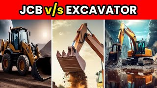 जेसीबी vs चैन जेसीबी  JCB Vs EXCAVATOR  shorts [upl. by Idieh]