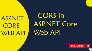 ASPNET Core WEB API  53 CORS in Telugu [upl. by Weinman]