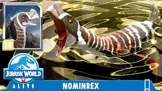 NEW APEX NOMINREX UNLOCKED JURASSIC WORLD ALIVE [upl. by Depoliti]