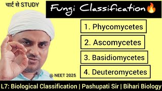 L7  Phyco Asco Basidio amp Deuteromycetes Fungi का crystal clear concepts   NEET 2025 🔥 [upl. by Asecnarf469]