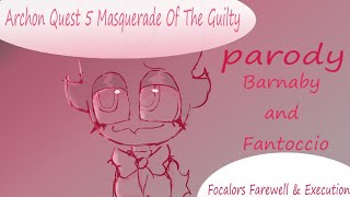 parody Focalors Ferewell cutscene animatic  Barnaby and Fantoccio  Billie bust up [upl. by Werdnael355]