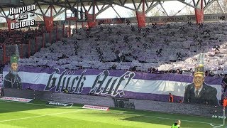 1 FC Union Berlin 00 FC Erzgebirge Aue 11032018  Choreo amp Support [upl. by Janifer]