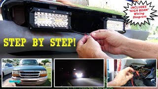 How To Wire Up amp Install LED Light Bars [upl. by Eisned]