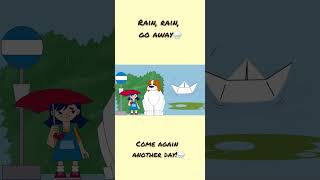 Rain Rain Go Away  Classic Nursery Rhyme Song for Kids  ElephantRhymes Shorts [upl. by Resiak]