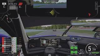 Watkins glen weird glitch Onboard view racing the Mustang in this replay other replay shows a GTR [upl. by Aicilanna460]