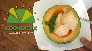 Soupière de melon glacé au Thermomix [upl. by Jonie]