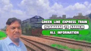 Green Line Express Train business class Islamabad To Karachi [upl. by Esoj]