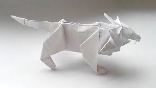 Лев оригами  Origami Lion [upl. by Aletse]