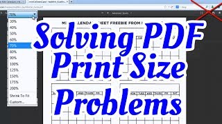 Trouble Printing PDF Freebie at full size [upl. by Krusche]