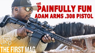 This Affordable 125 inch 308 Pistol Is Painfully Fun  Adams Arms P2 [upl. by Anoerb424]