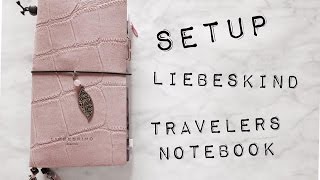 Setup Liebeskind Travelers Notebook  deutsch  filolove [upl. by Rauscher253]