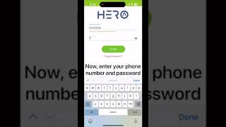 Hero Connect App iOS  Logging in [upl. by Sancha]