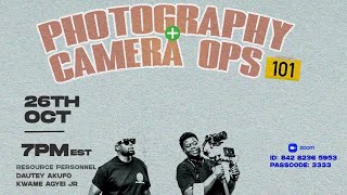 Photography amp Camera Ops 101  PENTMEDIA USA WORKSHOP [upl. by Llecrep]