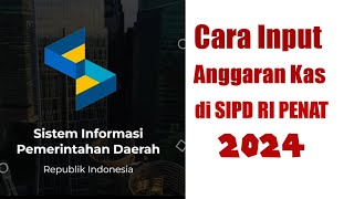 Cara Input RAK Rincian Anggaran Kas di SIPD RI Penatausahaan 2024 [upl. by Lovel]